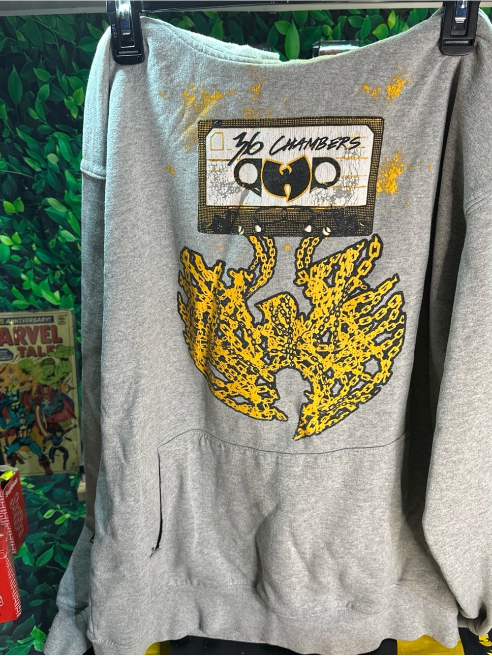 Vintage Wu Wear 36 Chambers Hoodie Size XXL